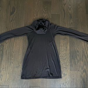 Black cowl neck sweater, size medium